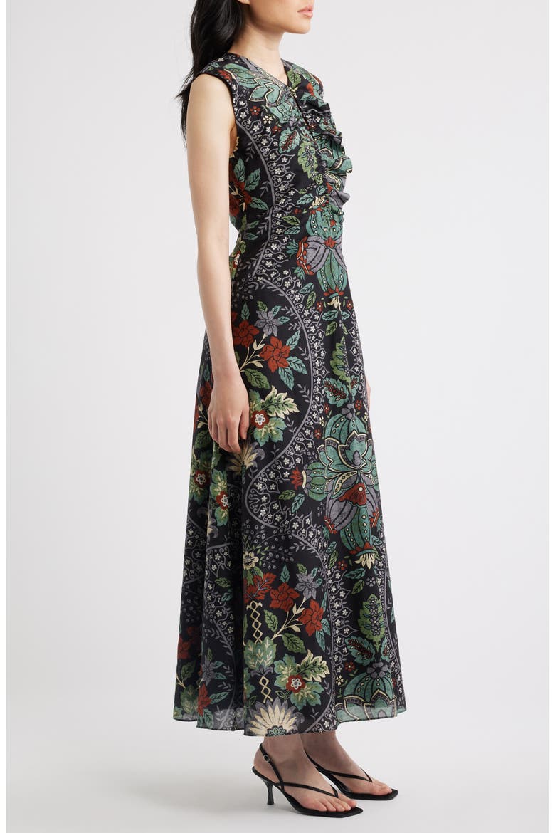The Kinsley Print Maxi Dress, Alternate, color, DIANAS GARDEN PRINT