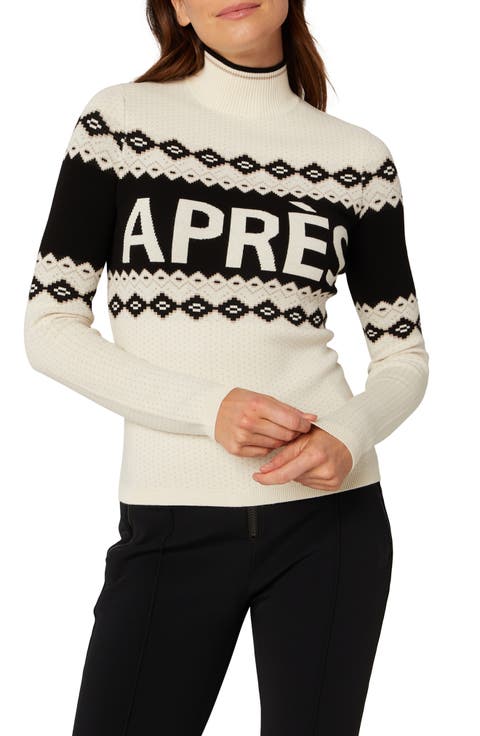 Aurora II Fair Isle Mock Neck Sweater