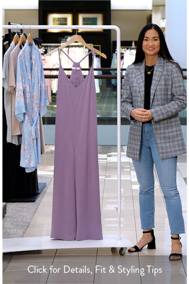 Sleeveless Wide Leg Silk Jumpsuit video