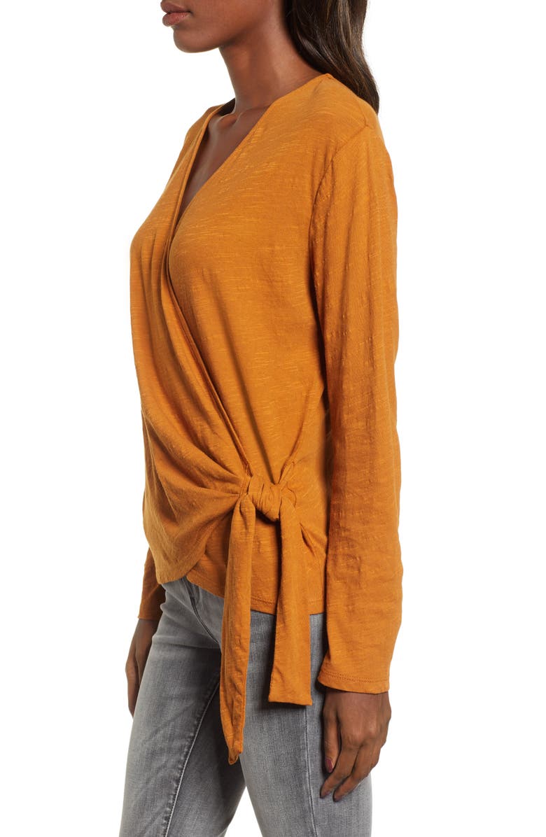 All in Favor Wrap Top, Alternate, color, 