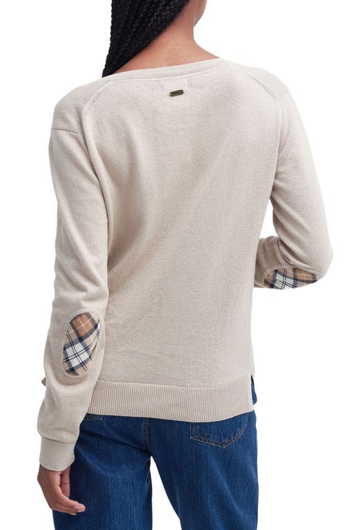 Barbour Bredon Tartan Accent Cotton & Cashmere Cardigan