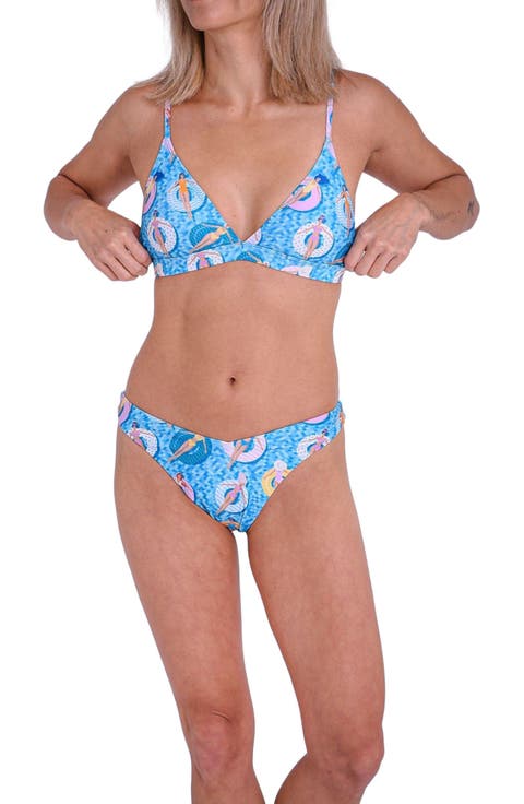 Poolside V-Cut Bikini Bottoms