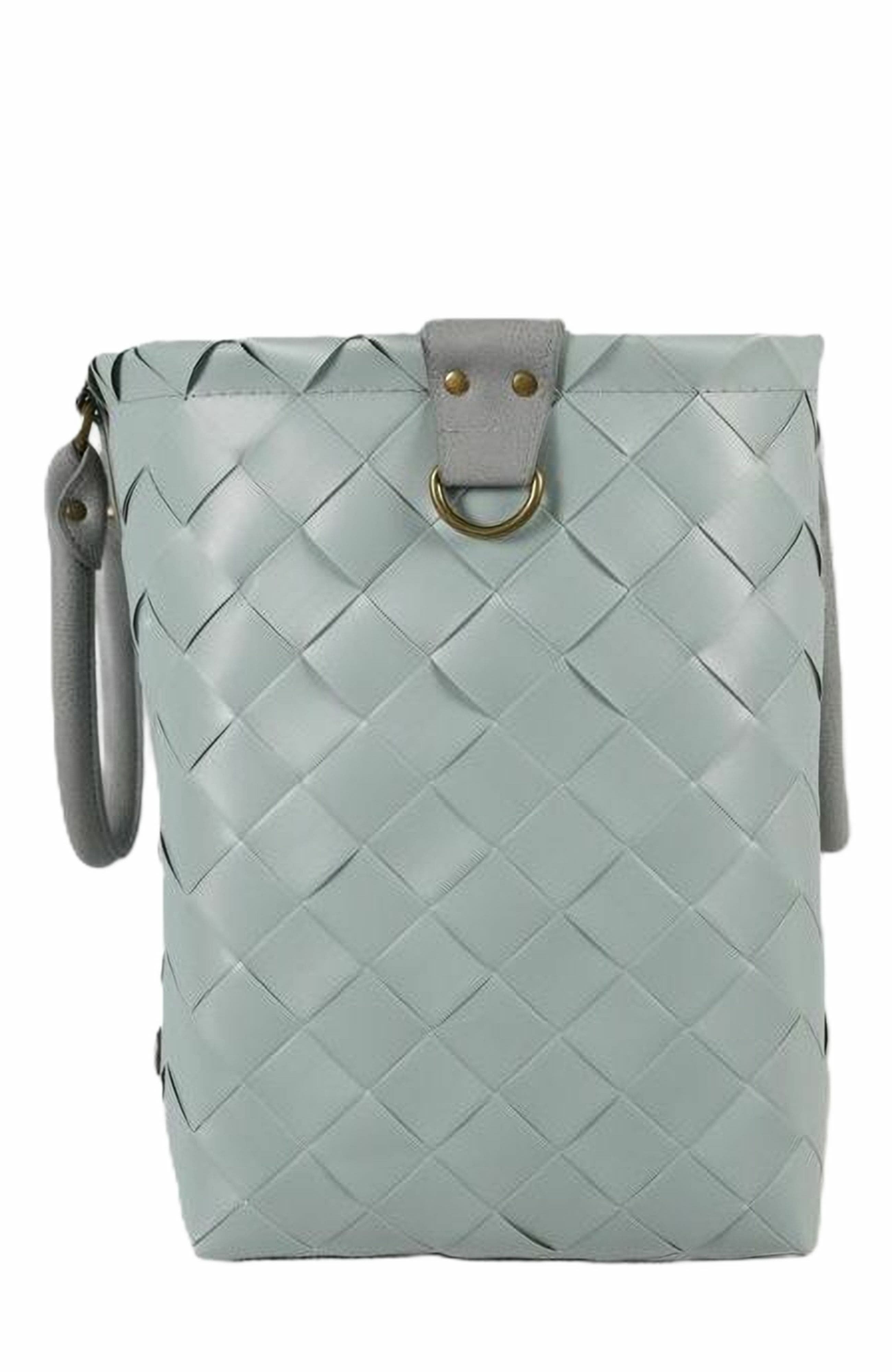 Saint Tropez Recycled Plastic Weekender Bag, Alternate, color, Grey/Green