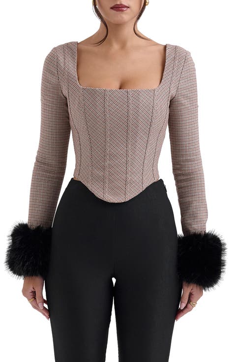 Women's Faux Fur Tops | Nordstrom