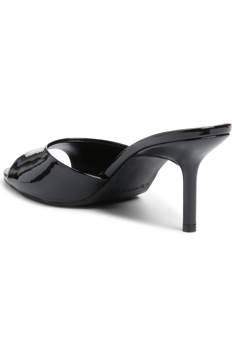 Open Edit Micah Heeled Sandal, Alternate, color, Black Patent