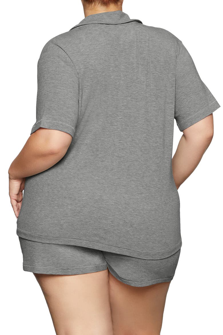 Soft Lounge Short Sleep Set, Alternate, color, HEATHER GRAY