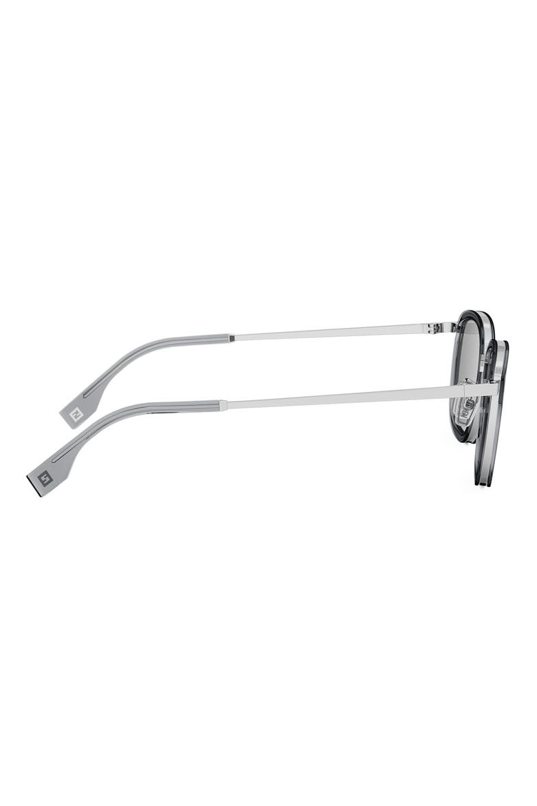 Travel 55mm Oval Sunglasses, Alternate, color, GRYO/SMK