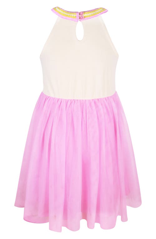 Zunie Kids' Love Open Knit Tutu In Pink