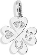 Adina Reyter Good Luck Diamond Clover Pendant