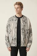 Modenaire Printed Zip Front Jacket