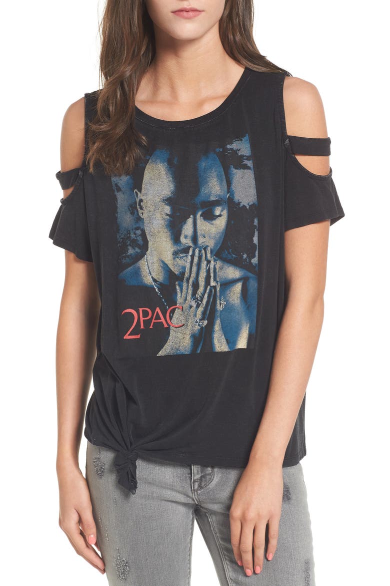 Tupac Tee, Main, color, BLACK