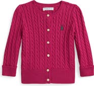 Ralph Lauren Cotton Mini Cable Cardigan