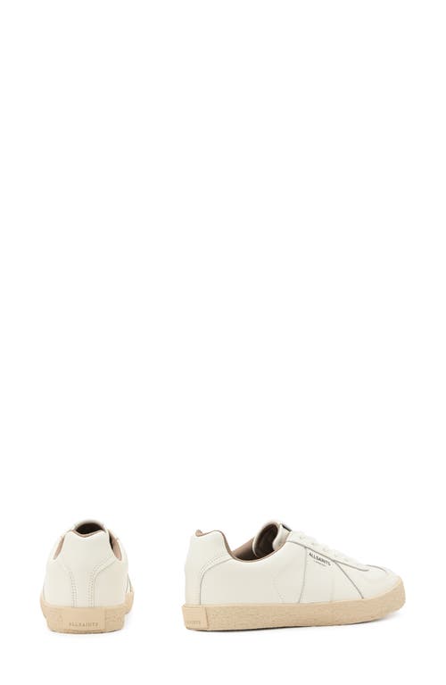 Allsaints Jaimee Low Top Sneaker In White/white