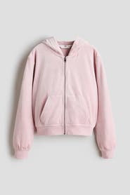 H&M Velour Hooded Jacket