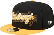 New Era Men's New Era Black Pittsburgh Pirates Shadow Stitch 59FIFTY Fitted Hat