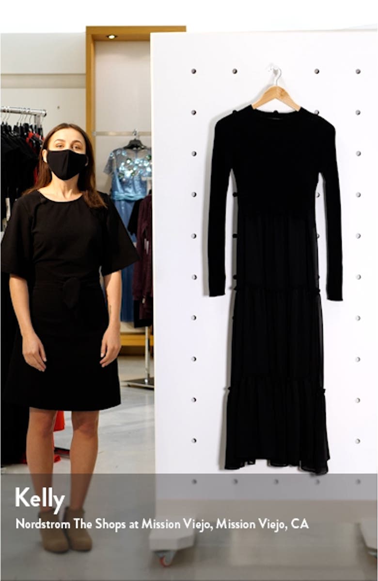 Tilly 2-in-1 Tiered Slipdress & Crop Merino Wool Sweater, sales video thumbnail