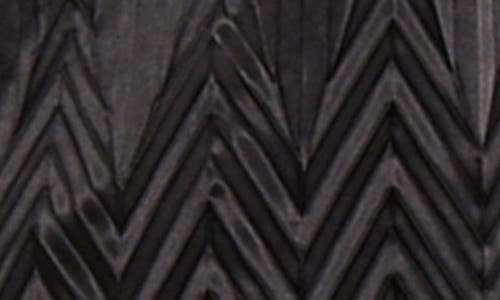 Misook Chevron Crepe De Chine Midi Dress