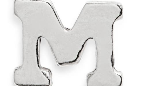 Nashelle Initial Pendant Necklace In Sterling Silver - M