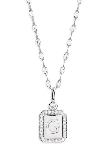 Leith Initial Pendant Necklace