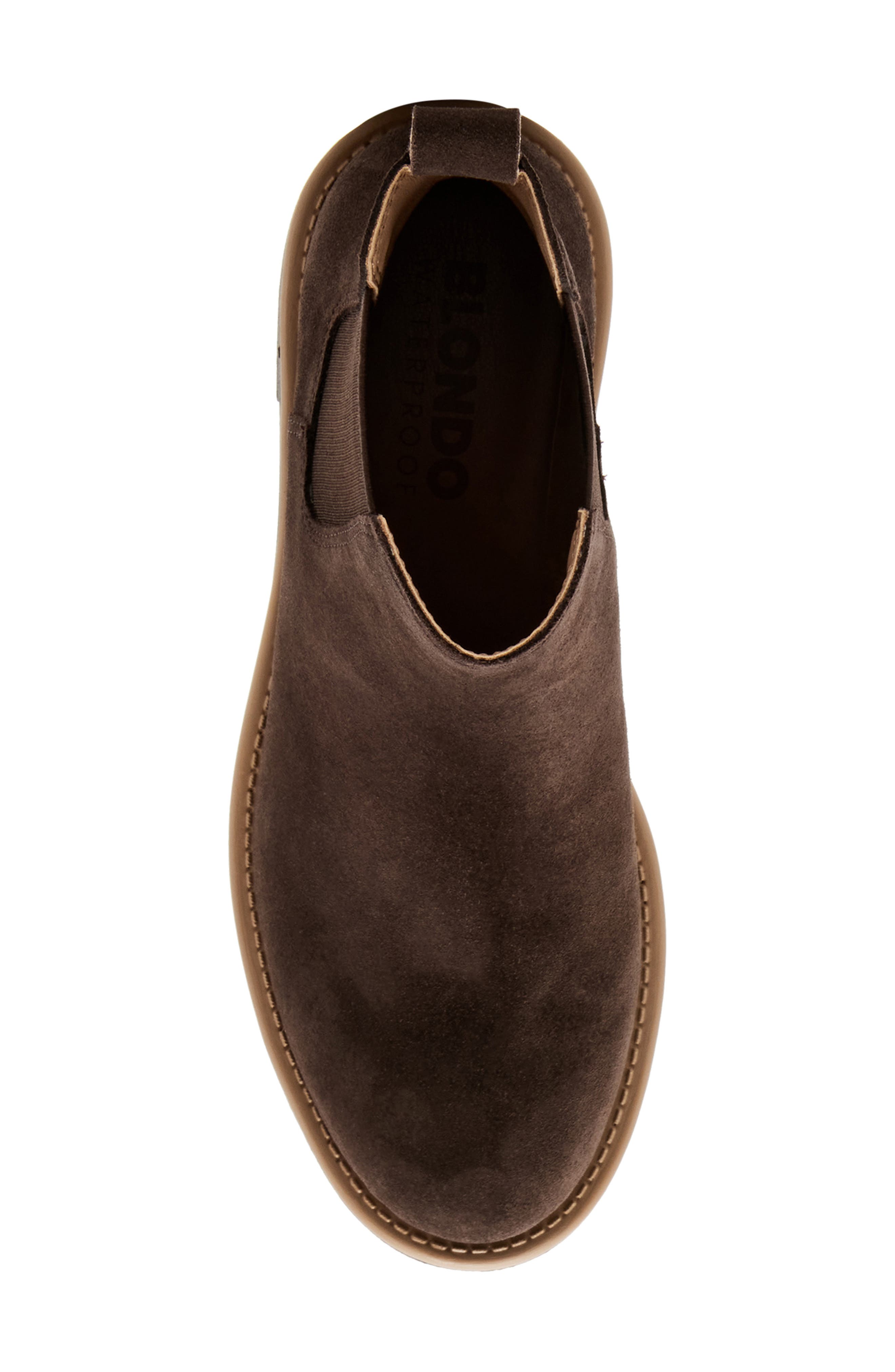 Mayes Waterproof Chelsea Boot, Alternate, color, JAVA SUEDE
