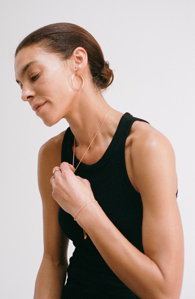 Monica Vinader Corda Fine Chain Friendship Bracelet, Alternate, color,