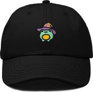 Dalix Sorcerer Frog Embroidered Dad Hat