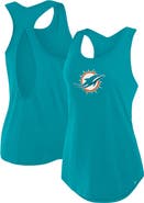 FANATICS Women's Fanatics Aqua Miami Dolphins Iron Fan Tank Top