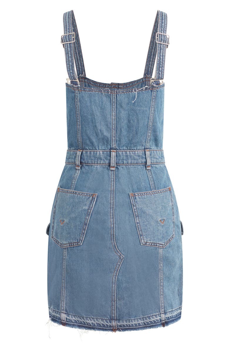 Hudson Jeans Cargo Denim Dress, Alternate, color, 