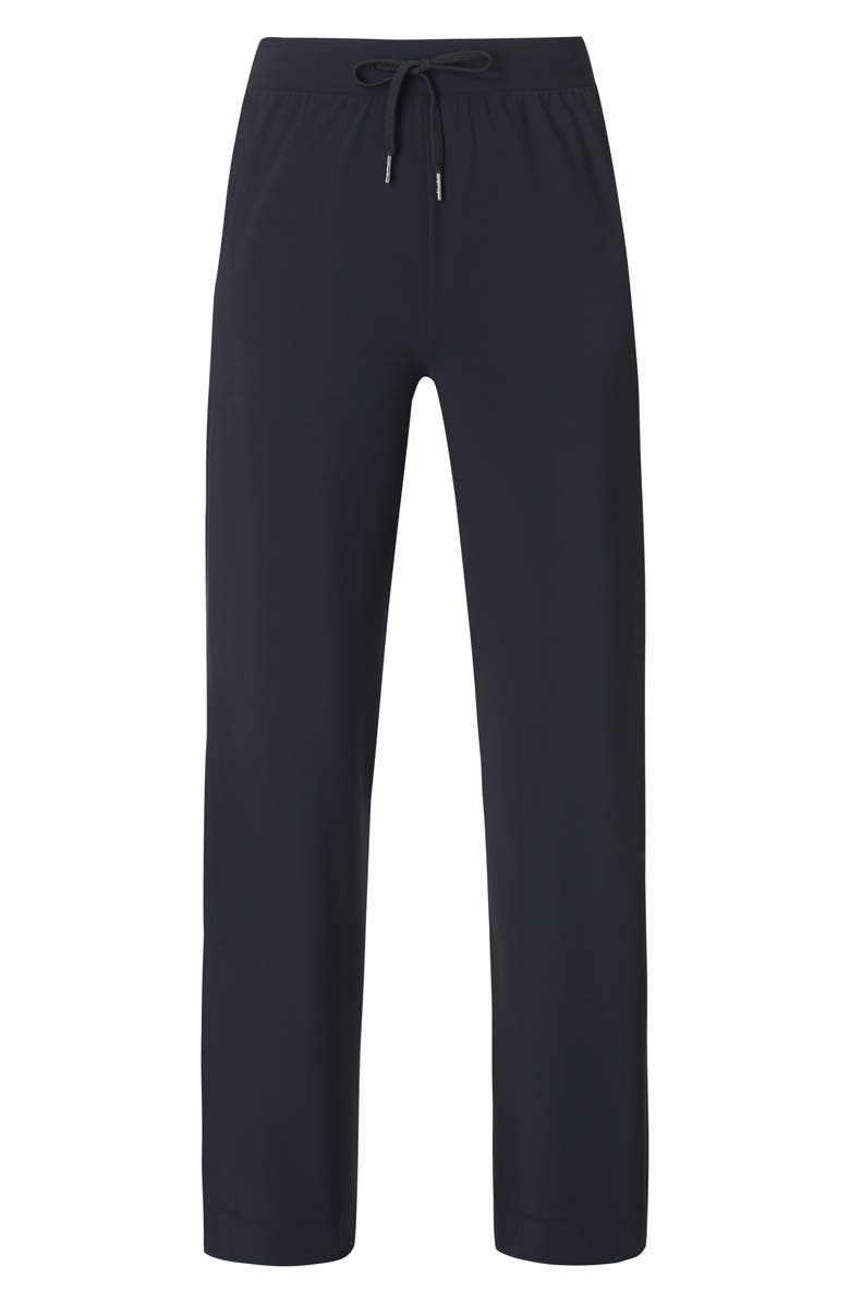 Sweaty Betty Explorer Side Stripe Wide Leg Pants, Alternate, color, Black