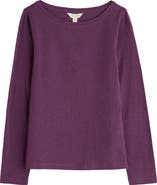 Seasalt Cornwall Easel Long Sleeve Stretch Organic Cotton Top