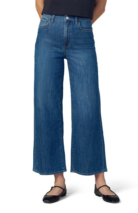 The Mia High Waist Ankle Wide Leg Jeans (Phenomenal)