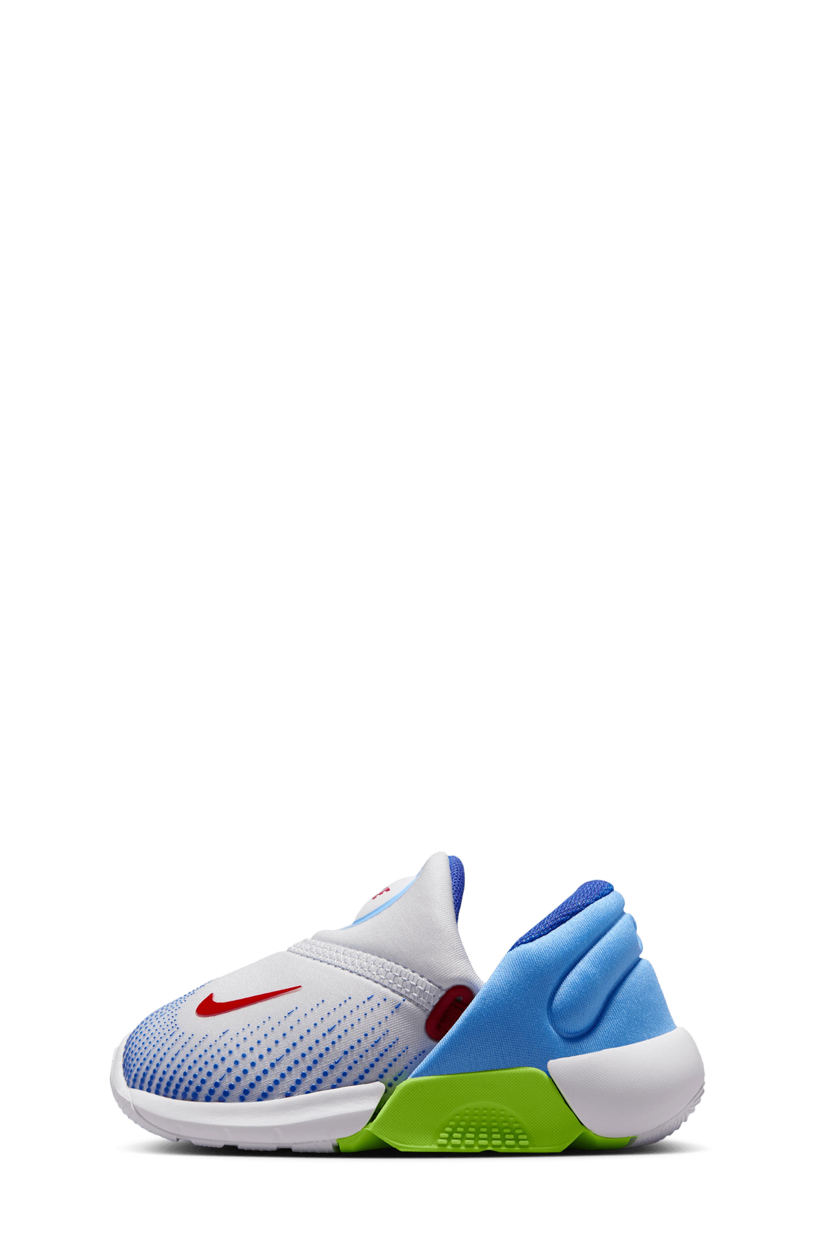 Kids' Swoosh Go Sneaker, Alternate, color, FOOTBALL GREY/ UNIVERSITY RED
