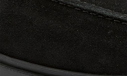 Gernie Venetian Low Top Loafer In Black Suede