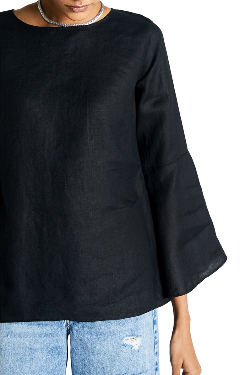Reistor The Button Back Shirt, Alternate, color, Black