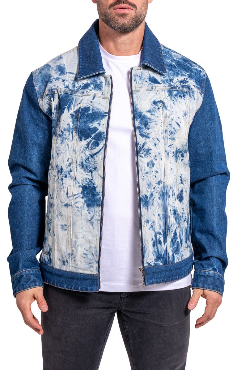 Maceoo Ascension 0007 Denim Jacket, Main, color, Blue