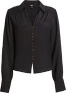 PAIGE Camu Jacquard Button-Up Shirt