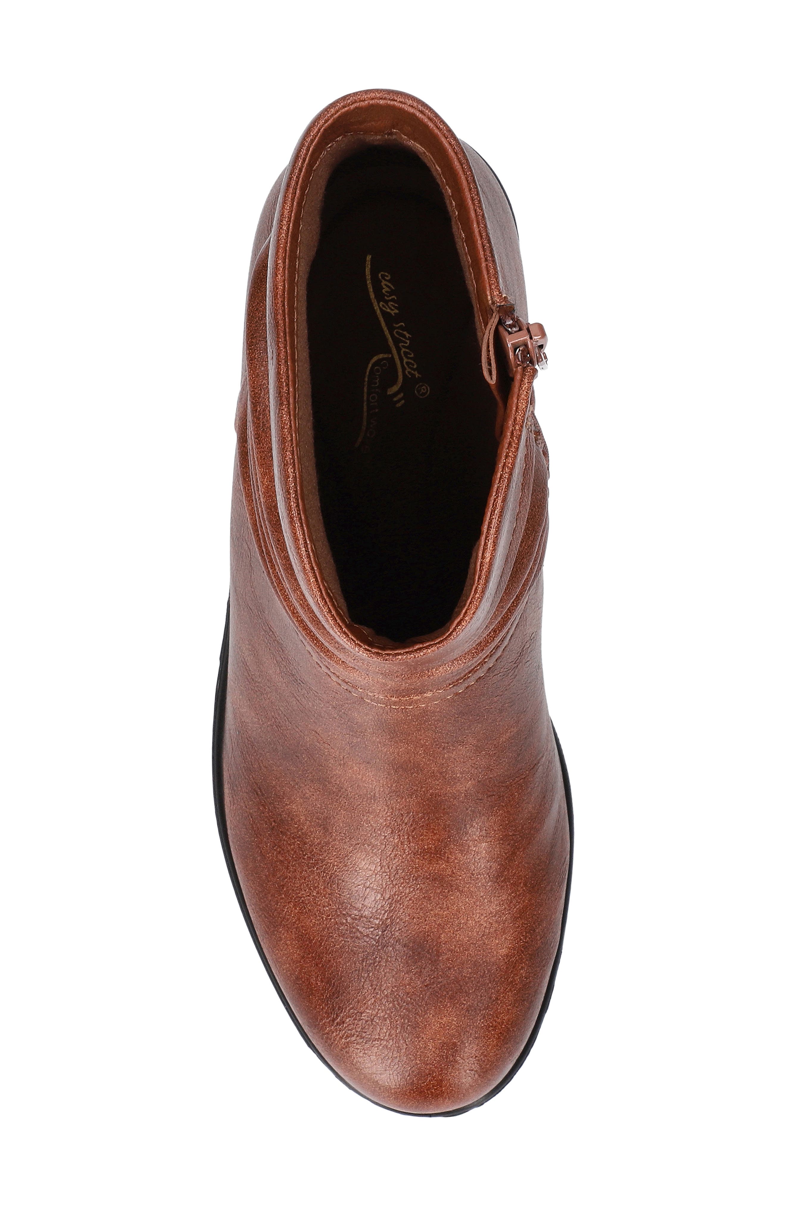 Bess Faux Leather Bootie, Alternate, color, TAN