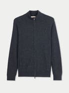 Gobi Cashmere Timeless Full-Zip Cashmere Cardigan