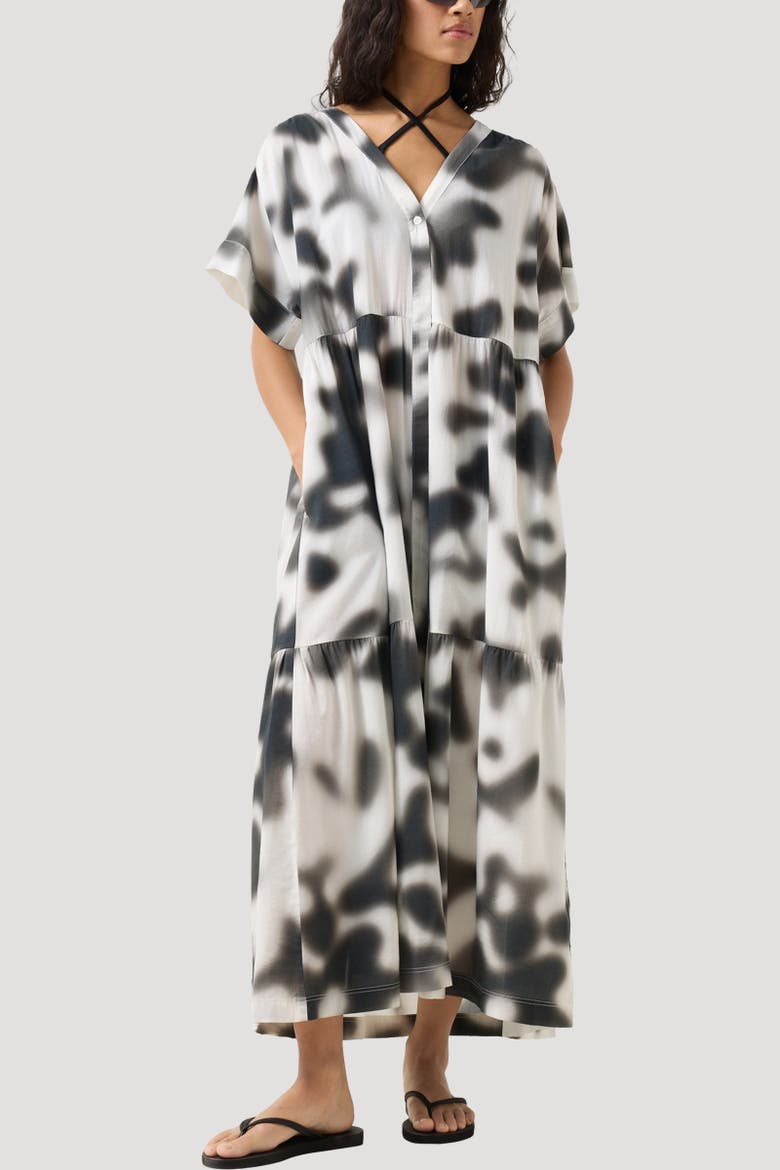 Dress Hedi, Alternate, color, Black/white