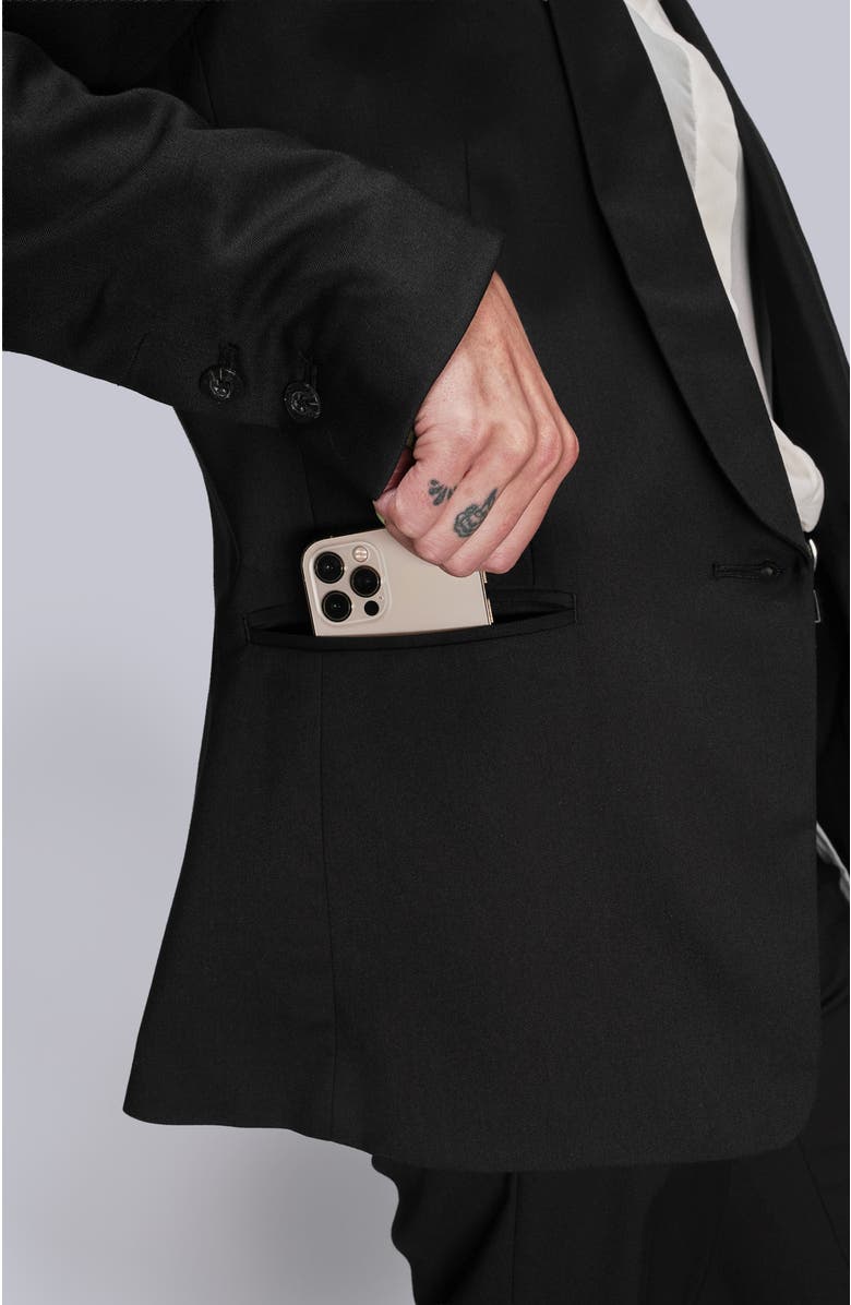 WILDFANG The Empower Tux Blazer, Alternate, color, Black