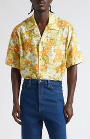 Valentino Floral Camp Shirt