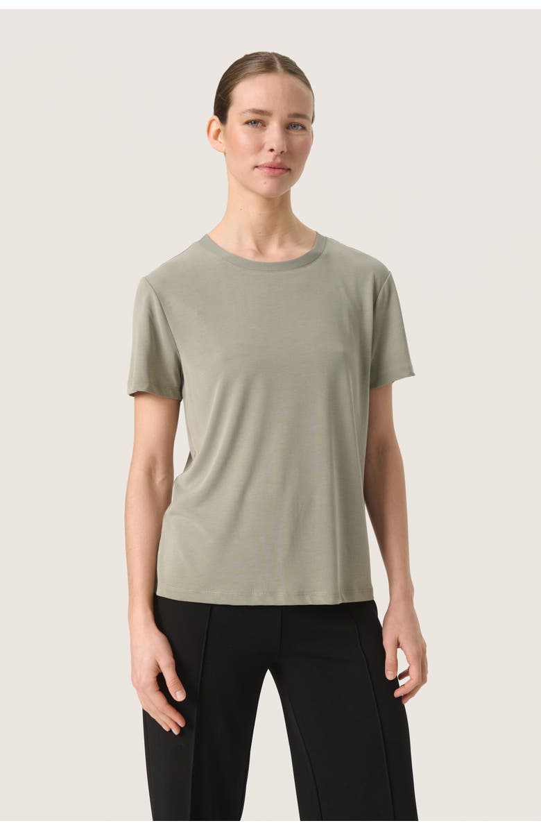 Soaked in Luxury Columbine Short Sleeve T-Shirt, Main, color, Shadow