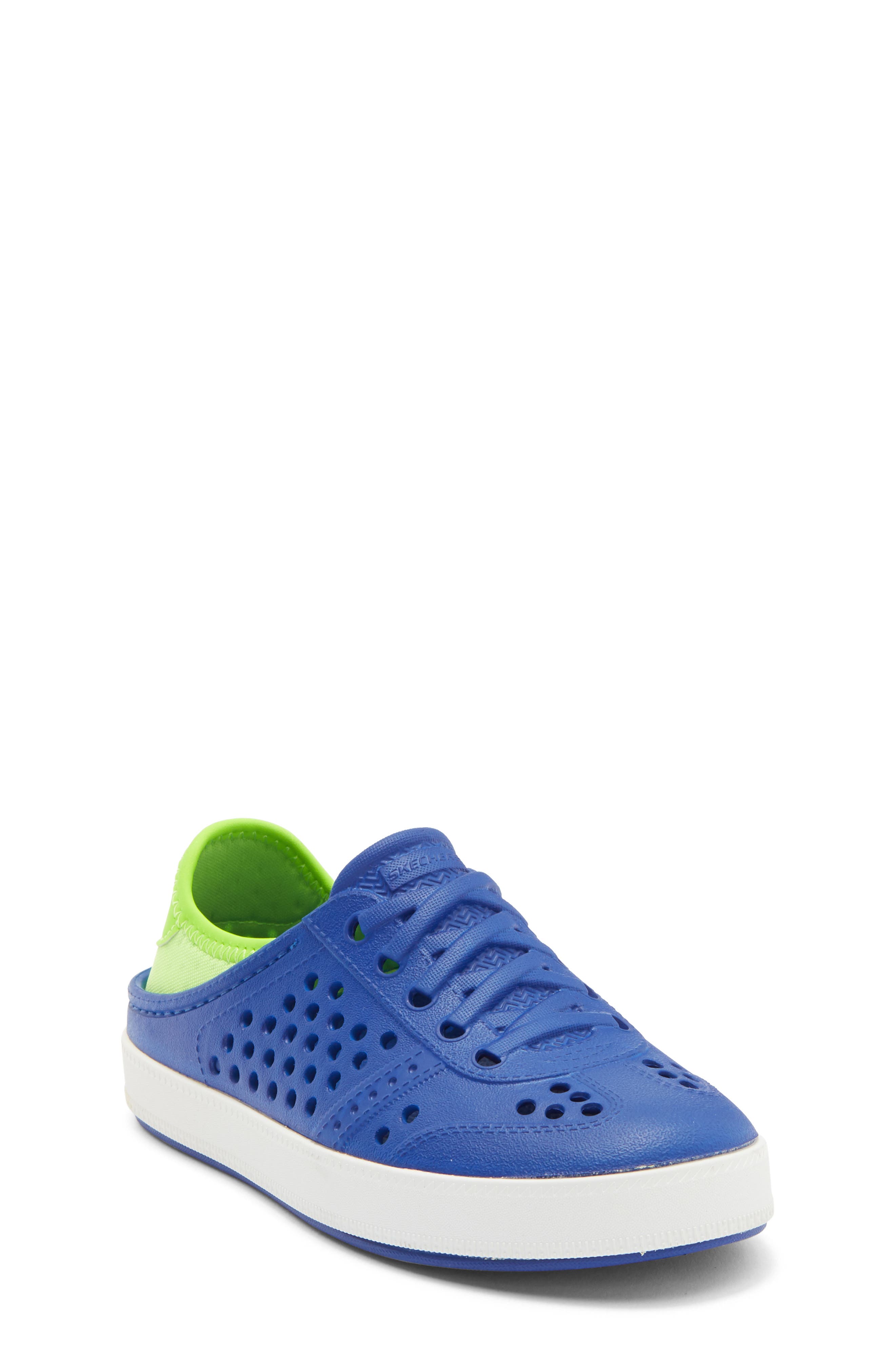 SKECHERS Kids' Guzman Steps Slip-On Sneaker, Main, color, Blue Lime