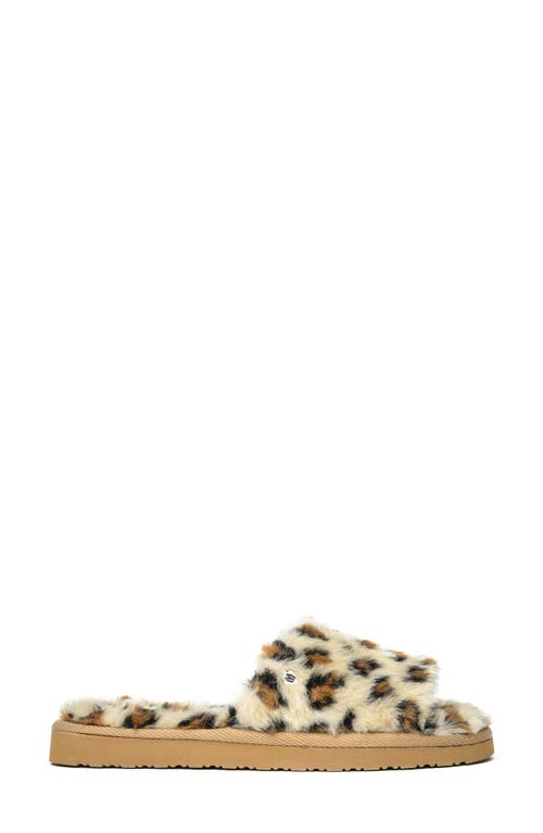 Minnetonka Little Girls Lyla Faux Fur Slide Slippers