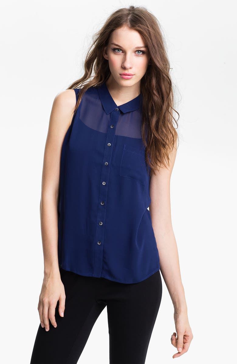 Halogen<sup>®</sup> Sleeveless Shirt, Main, color,