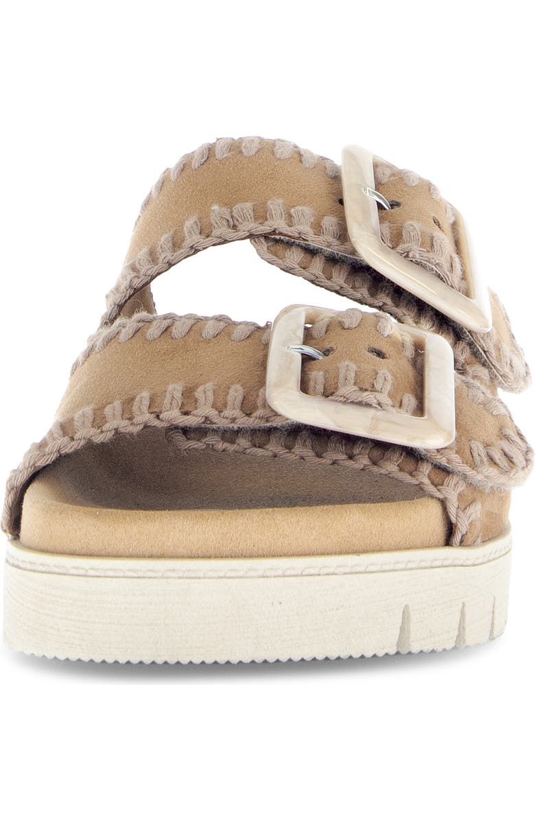 Gabor Buckle Strap Sandal, Alternate, color, Sattel