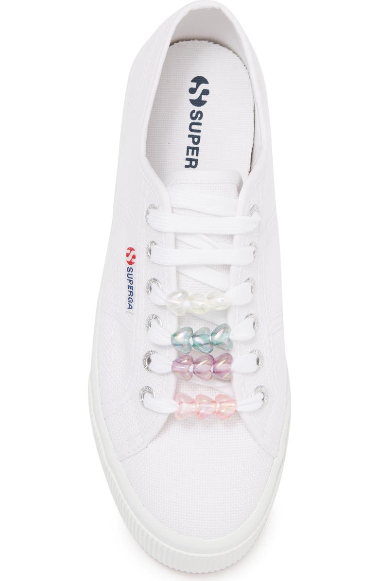 Superga Beaded Canvas Platform Sneaker, Alternate, color,