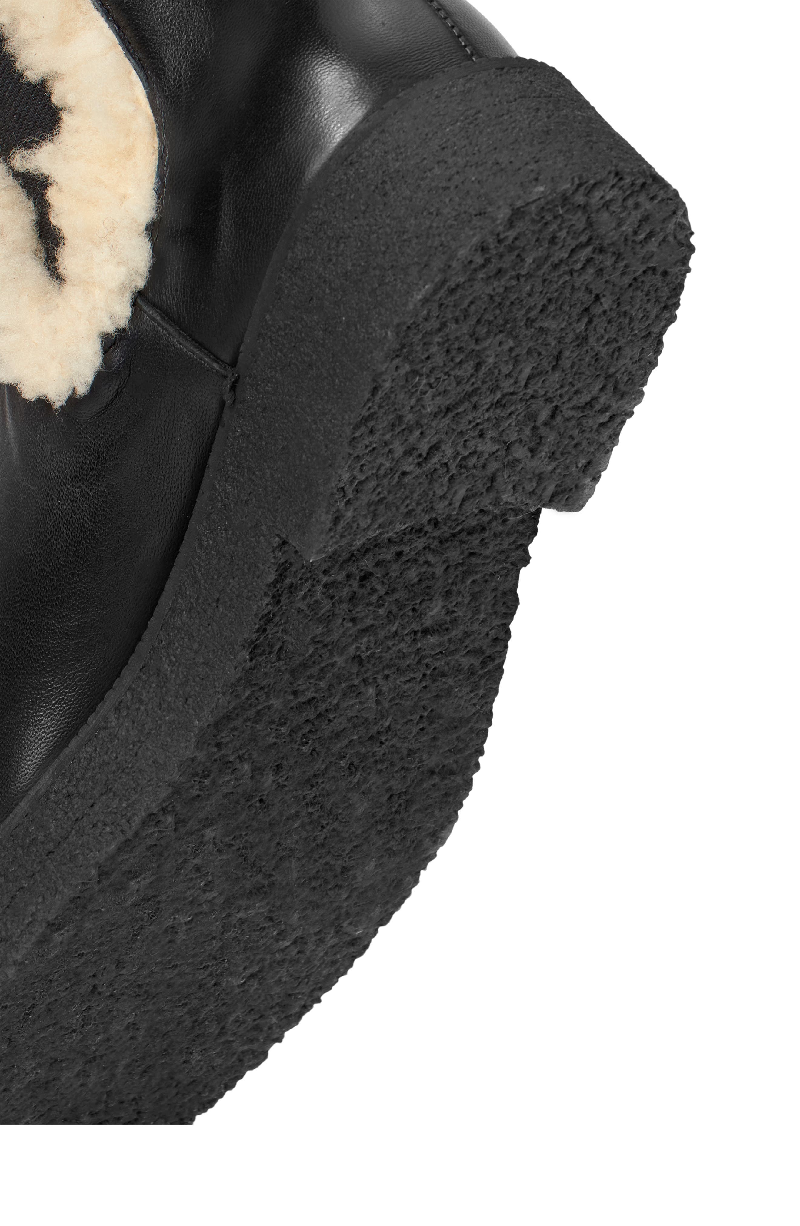 STAUD Palamino Genuine Shearling Chelsea Boot, Alternate, color, 