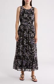 Lovestitch Floral Chiffon Maxi Dress