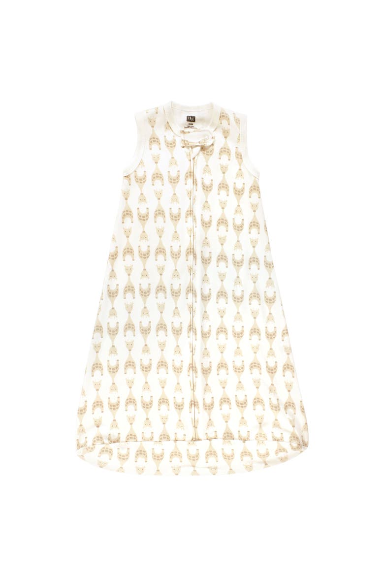 Interlock Cotton Sleeveless Sleep Sack, Alternate, color, Neutral Giraffes